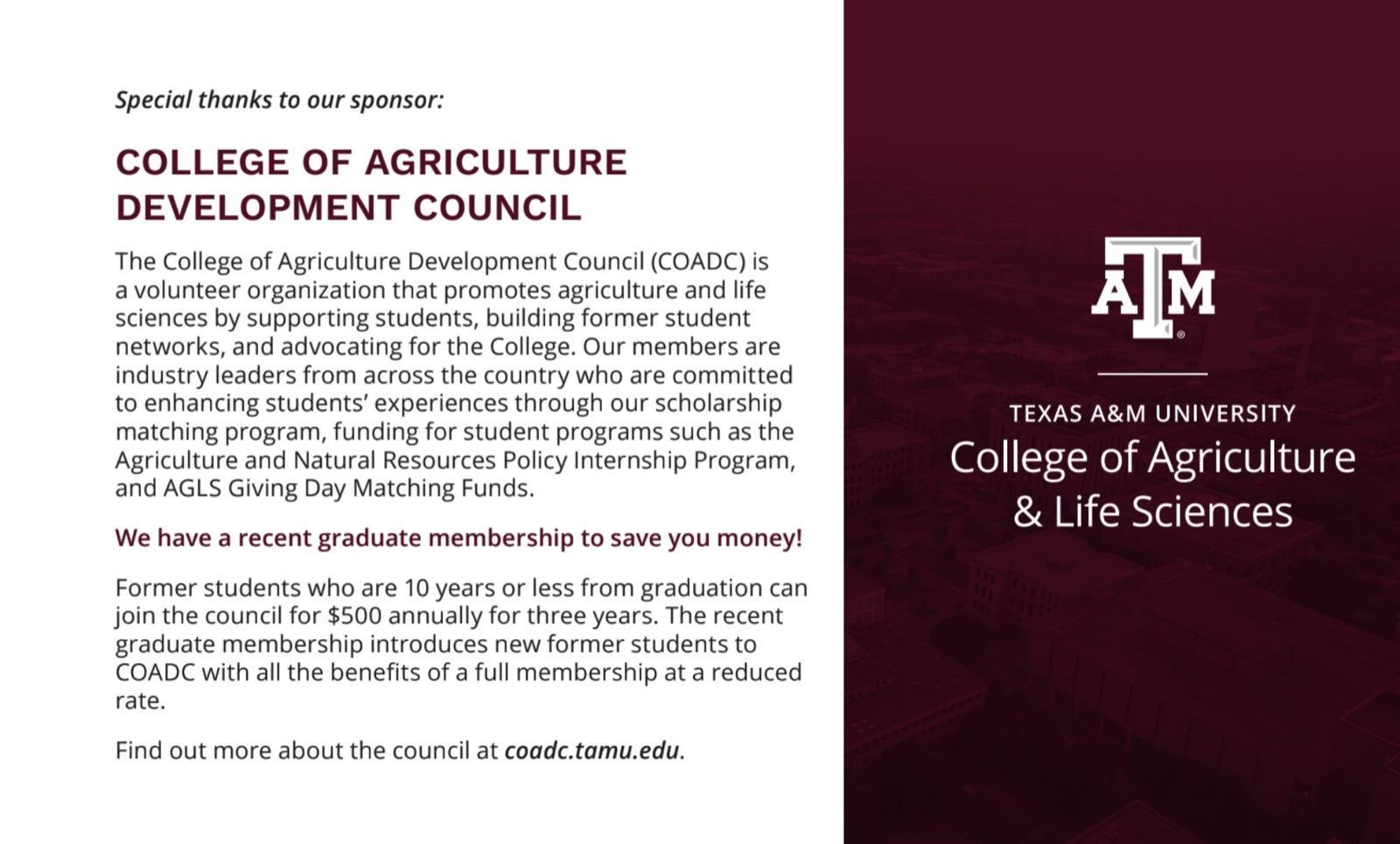 Sponsored spread designed to offset book costs through partners or advertisers