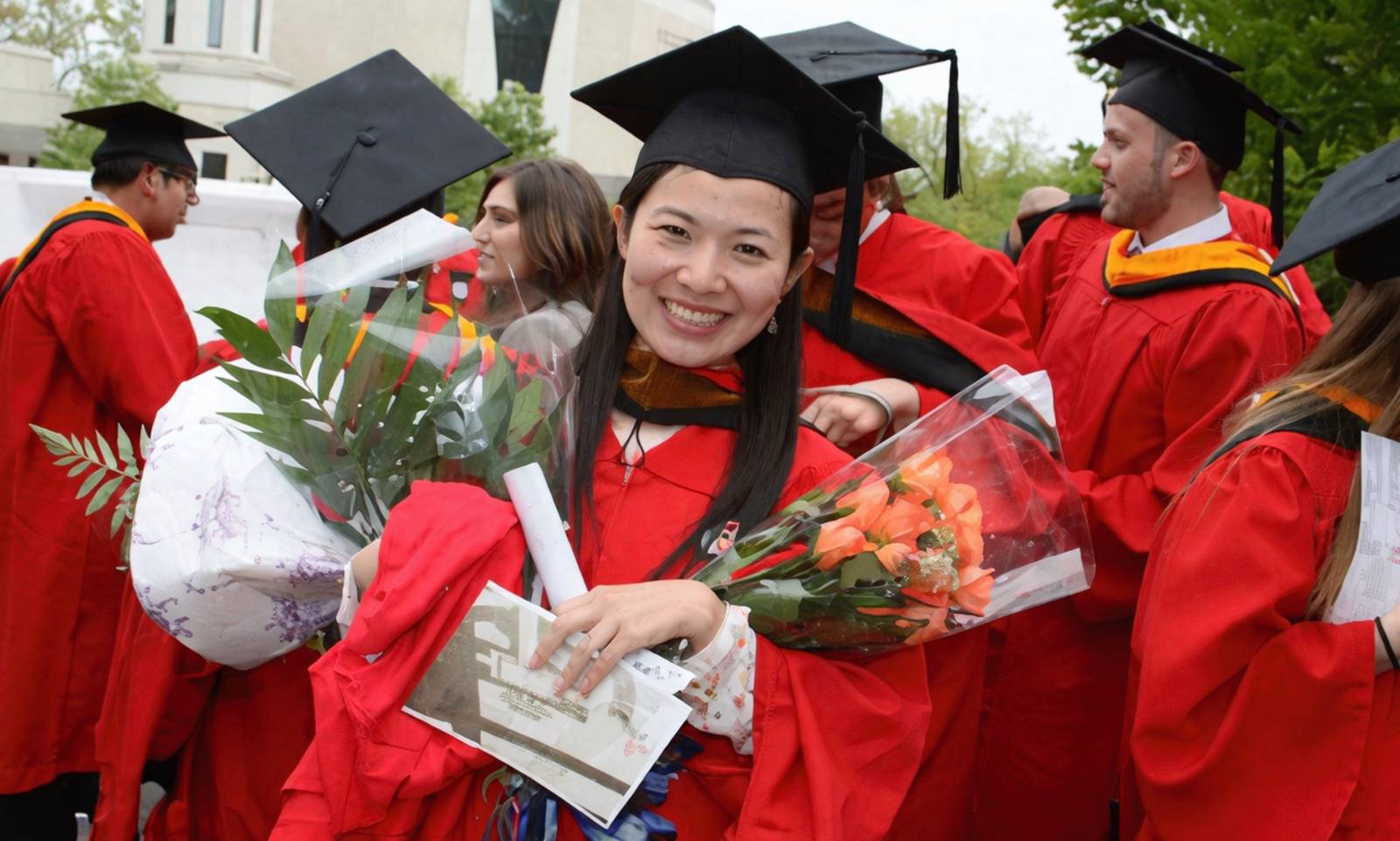 Graduate feedback page showing enthusiasm for the book